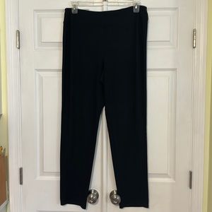 J Jill Wearever Slim Leg Black Pants. Size M